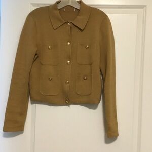 Classic 100% cotton knit jacket